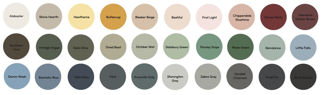 Галерея мода Панели для стен Benjamin Moore #2